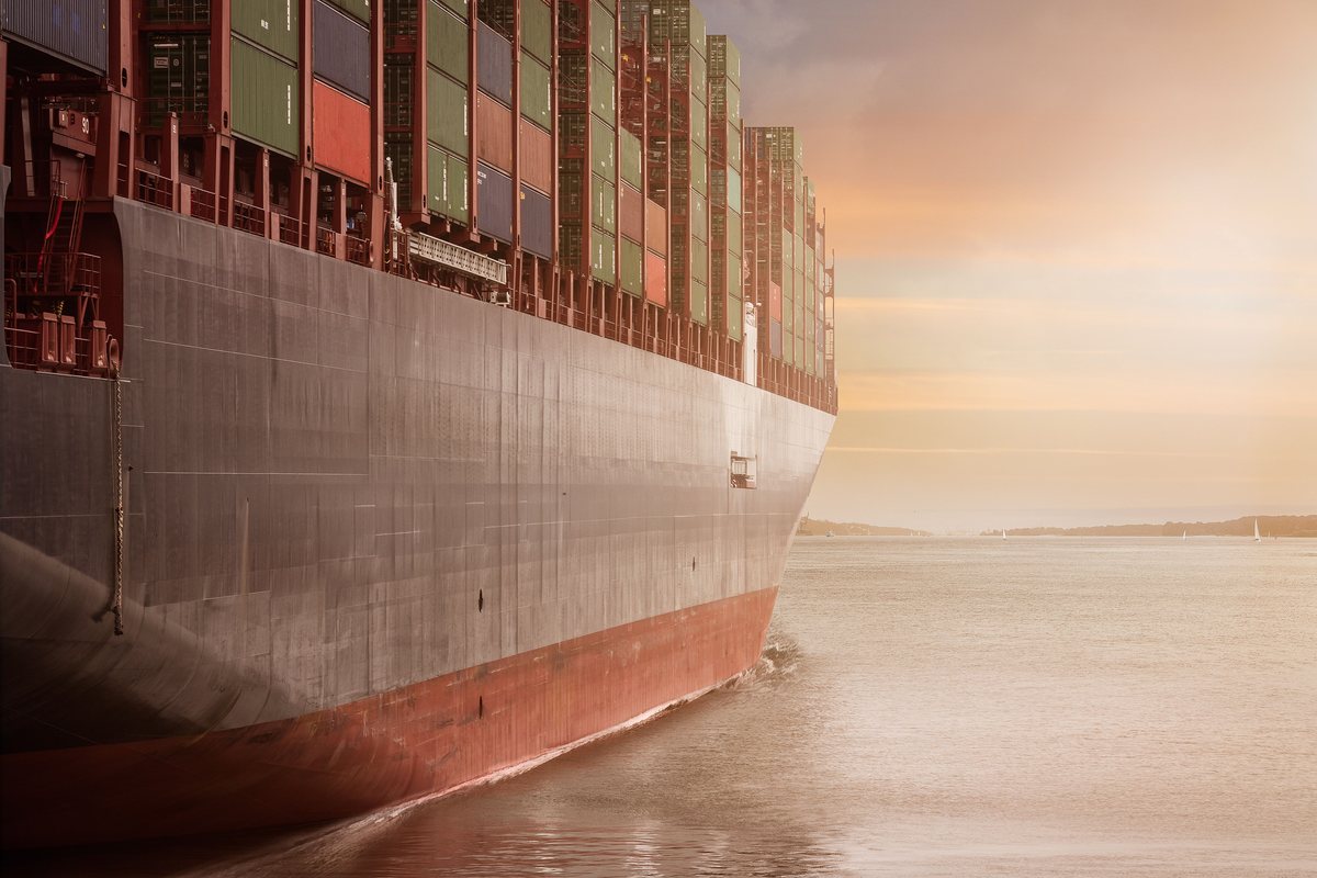 Container vessel carrying HNM Global Trading shipments